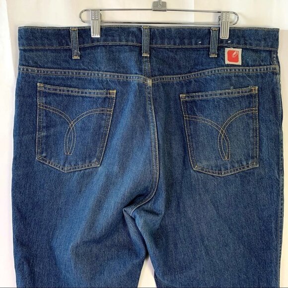 GWG VINTAGE JEANS 100% COTTON BLUE  DENIM MADE IN CANADA MEN SIZE 40 / 30 - Picture 6 of 17